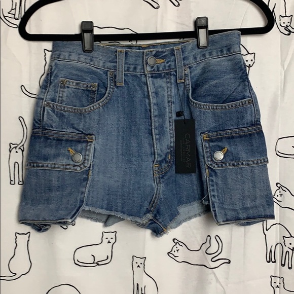 Carmar Pants - Carmar Denim Cut Off Shorts NWT
